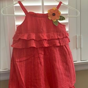NWOT Gymboree Ruffled Fiesta Red Dress